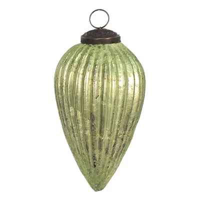 Immagine prodotto di Guaina natalizia Clayre & Eef Ø 7 cm in vetro verde