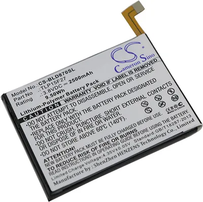 Produktbild von TECHTEK Akku Kompatibel mit [BLU] D870U, Studio C Super Camera Ersetzt TLP15F27