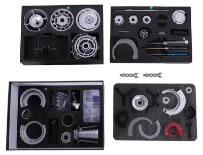 Obrázek produktu pro Stavebnice turbovlnného motoru, měřítko 1:4, mechanická stavebnice motoru pro tryskové vrtulníky pro dospělé