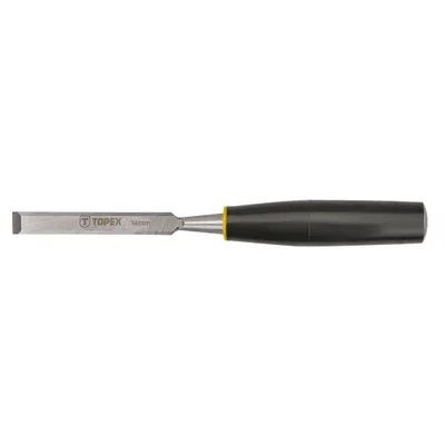 Produktbild von Topex Holzbeitel, Schneidenbreite 14 mm, Kunststoff-Griff | Flachmeissel Handmeisel Meißel