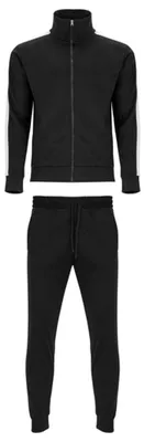 Produktbild von Roly Sport - "Creta" Trainingsanzug für Kinder LT5778 (140) (Schwarz)