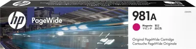 Produktbild von HP 981A Magenta Original PageWide Druckerpatrone, Standardertrag, Magenta, Tinte auf Pigmentbasis, 69 ml, 1 Stück(e), 6000 Seiten