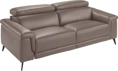 Zdjęcie produktu dla skórzana sofa 3-osobowa norek 6105