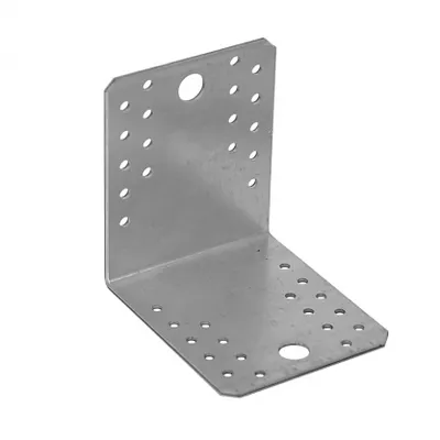 Produktbild von Winkel Verbinder Lochplatten Balkenwinkel Winkel Bauwinkel Möbelwinkel 10,5x10,5x9cm KL5
