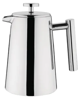 RVS Cafetière, 3 Tassen, 350 ml, doppelwandig, Edelstahl