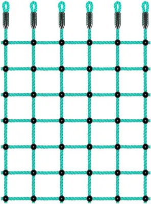 Obrázok produktu pre Sieť na lezenie, nylonová, 196 x 125 cm, vhodná na detské ihriská a lezecké steny