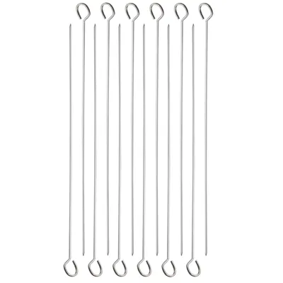 Produktbild von Rostfreie Grillnadeln mit scharfer Spitze, 44 cm, 12er Set