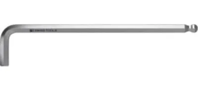 Produktbild von PB Swiss Tools Sechskant-Winkelschraubendreher, lang, verchromt, 4 mm, 154 x 26 mm