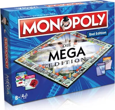 Produktbild von Monopoly Mega 2nd Edition Gesellschaftsspiel Brettspiel Spiel Auflage