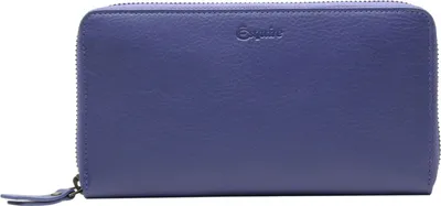 Produktbild von Esquire Leder Geldbörse Peru Zip Around Wallet Night Blue blau