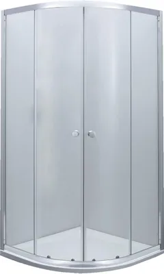 Produktbild von Primaster Runddusche Easy-5 Schiebetür 90 x 90 cm Klarglas chrom