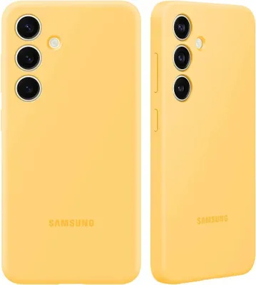 Image de Samsung Silicone Cover Galaxy S24 - jaune