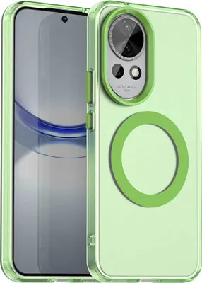 Immagine prodotto di Custodia magnetica per Huawei Nova 13 / Nova 12, sottile custodia traslucida opaca antiurto Verde