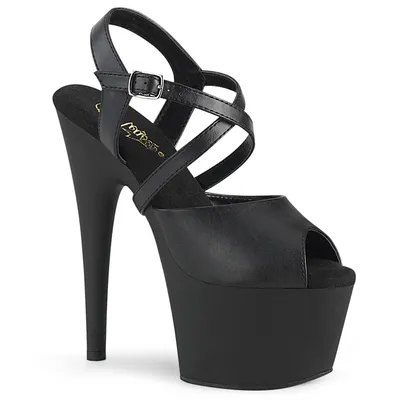 Produktbild von ADORE-724 Damen Sandale von Pleaser, Schwarz , EU 42, US 12