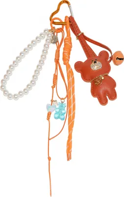 Produktbild von Bag Charm - Teddy Twist - Orange
