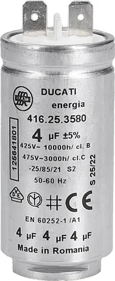 Produktbild von easyPART passend für 8581256418014 Electrolux Kondensator 4µF AEG für Trockner