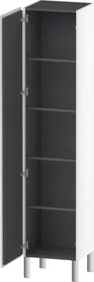 Produktbild von Duravit Hochschrank L-Cube 40x36,3x176cm, Tür links, weiß matt