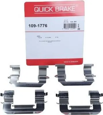 Produktbild von QUICK BRAKE 109-1776 Zubehörsatz Scheibenbremsbelag Vorne für OPEL INSIGNIA Caravan Astra J Sports Tourer (P10) ASTRA J ZAFIRA TOURER C (P12) Meriva B