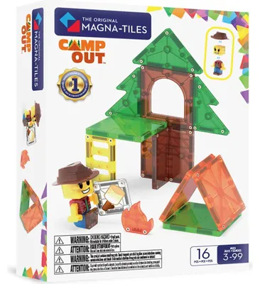 Obrázok produktu pre Magna Tiles Magnetická stavebnice - Stanování (16 ks)