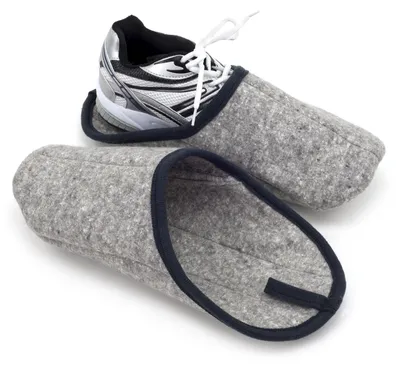Productafbeelding van Biologische wollen slippers voor binnenshuis