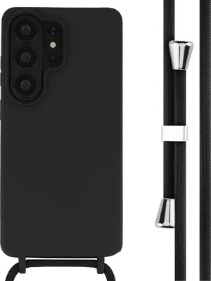 Zdjęcie produktu dla imoshion Silikonowe etui z sznurkiem do Samsung Galaxy S26 Ultra - Czarne