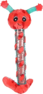 Produktbild von Flamingo Hundespielzeug Miep Raupe rot