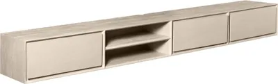 Produktbild von TV-Board Amoria Mangoholz Massiv Sand / Schwebend, Masse:280 cm X 35 cm
