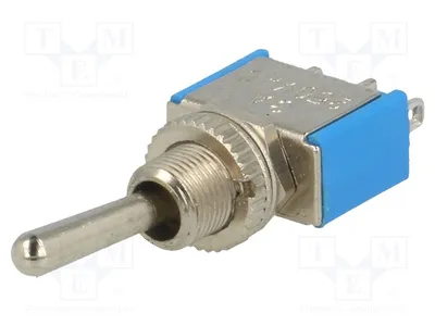 Produktbild von Schalter: Hebelschalter; Pos: 3; SP3T; ON-OFF-ON; 3A/250VAC; 20m? TSX2 Kippschalter