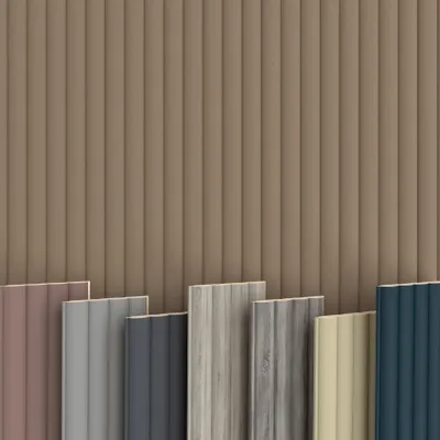 Produktbild von WAVE Lamellen 2,75m HEXIM - MDF Holz Lamellenwand Wandpaneele Lamellenverkleidung Wandverkleidung Lamellenpaneele Holzpaneele Natur (1 Start / Abschlussprofil, Wave Standard Pure Wood)