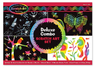 Produktbild von Melissa & Doug Deluxe Scratch Off Bild Satz 16pcs