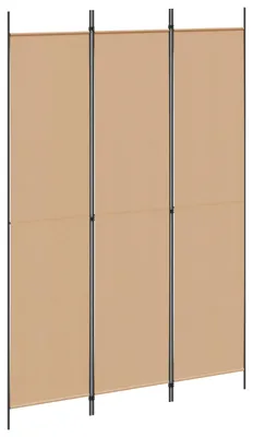Obrázok produktu pre vidaXL 3-dielny paravan, béžový, 150 x 220 cm, látka