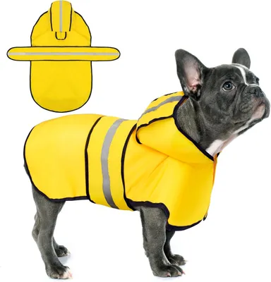 Immagine prodotto di Impermeabile per cani - Taglia M - Impermeabile - Riflettente