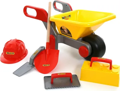 Produktbild von Polesie 50229 Building Schubkarre gefüllt Construct Spielzeug (5-teilig)
