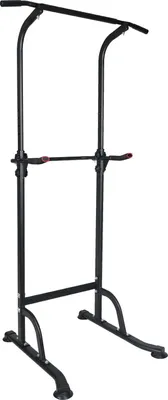 Zdjęcie produktu dla Stacja treningowa Power Tower – stacja do pompek i drążek do podciągania – regulowana wysokość – wielofunkcyjna – trening talii i brzucha – trening w domu – trening cardio