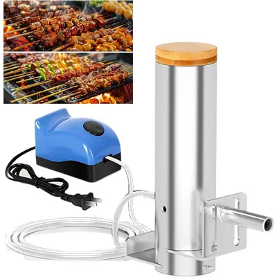 Produktbild von Elektrischer Räucherofen,Mobiler Rauchgenerator mit verstellbarer Rauchintensität,große Holzchipskammer, perfekt für BBQ,Grill und Heimküche