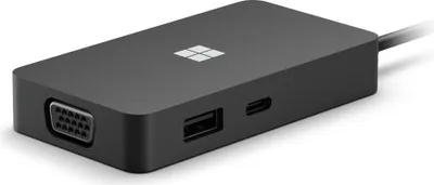 Produktbild von Microsoft SWV-00004, USB 3.2 Gen 2 (3.1 Gen 2) Type-C, Schwarz, HDMI, RJ-45, USB 3.2 Gen 2 (3.1 Gen 2) Type-A, USB 3.2 Gen 2 (3.1 Gen 2) Type-C, VGA, USB, Windows 10 Home, Windows 10 Pro, Windows 7 Professional, Windows 8, Mac OS X 10.14 Mojave, Mac OS X 10.15 Catalina, Mac OS X 10.15.3 Catalina