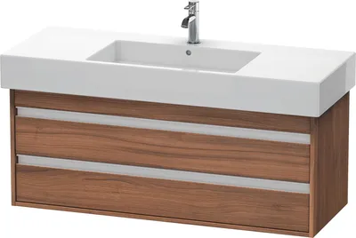 Produktbild von Waschtischunterbau KETHO 455x1200x480mm nussbaum natur nussbaum natur