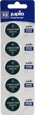 Image de Jupio CR2450 3V pile 5 pcs
