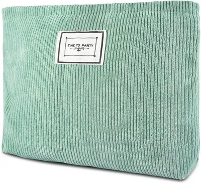 Image de Trousse de toilette de voyage verte pour femmes et filles