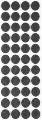 Produktbild von Filzgleiter Bodengleiter anthrazit selbstklebend rund und eckig auswählbar (Rund Ø 20 mm)