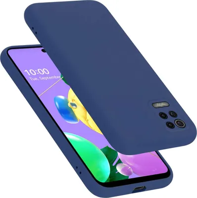 Produktbild von Cadorabo Hülle für LG K52 / K62 / Q52 Hülle Silikon Handyhülle Case aus flüssigem Silikon, Kratzfeste und stoßfeste Schutzhülle für LG K52 / K62 / Q52
