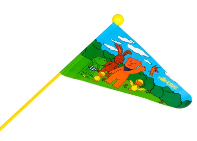 Produktbild von Wimpelstange Der Mondbär doppelwandig, teilbar, bunt mit Motiv