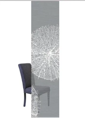 Produktbild von 84559 Schiebegardine CRESTON3 halbtransparenter, Bambusoptik 260x60 cm