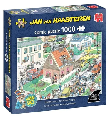 Image de Jan van Haasteren - La loi de Murphy (puzzle de 1 000 pièces)