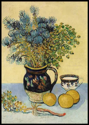 Produktbild von Plakat 70x100cm Stillleben (Naturmort), Van Gogh Vintage
