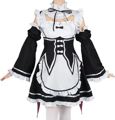 Obrázek produktu pro Maid Uniform by Ram & Rem | Maid Cosplay Costume for Re: Zero Fans | Velikost: L
