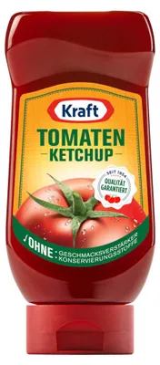 Produktbild von Kraft Tomaten Ketchup ohne Geschmacksverstärker Squeezeflasche 417ml