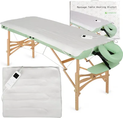Produktbild von Habys Wärmematte Heizdecke Wärmedecke | beheizbare Bezüge | für die Massageliege Elektrisch | 75x180 cm | Weiß