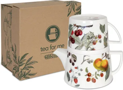 Image de Set théière avec tasse Fruits
