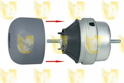 Produktbild von UNIGOM Motorlager Hydrolager Vorne Rechts für VW PASSAT Variant (3B6) 396201